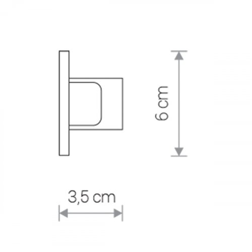 8974 Заглушка Nowodvorski PROFILE RECESSED DEAD END CAP WHITE CN alt 1