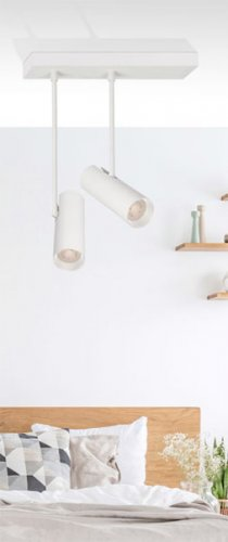 Світильник-спот AZzardo LENS 2 Square AZ3519 white alt 1