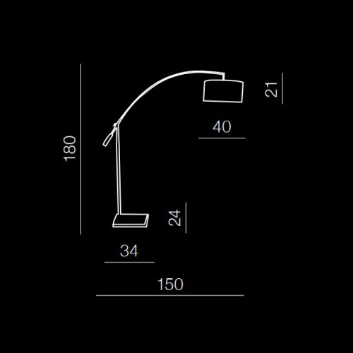 Торшер AZzardo BIANCA AZ0005 white alt 1