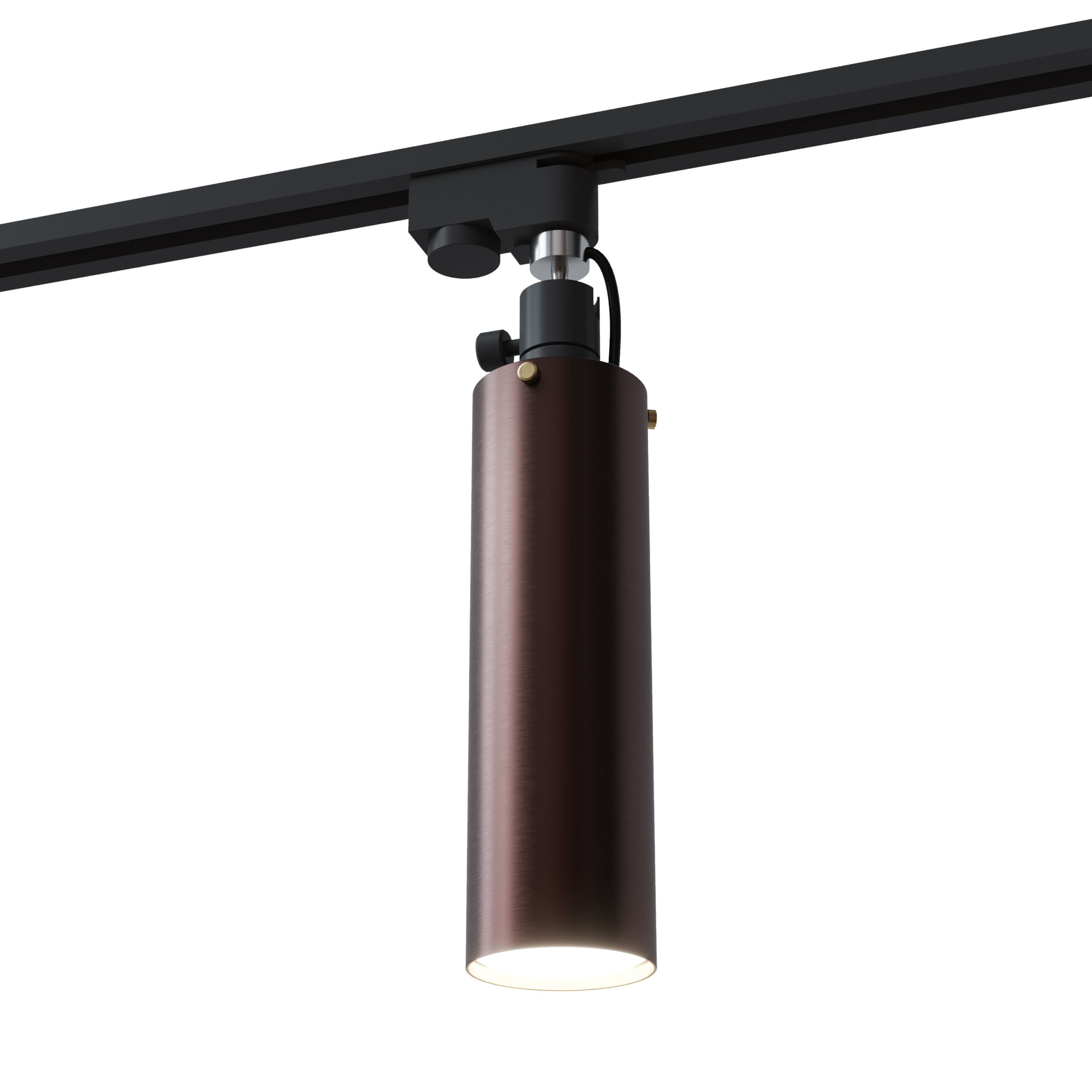 Точковий трековий спот TR 2 латунний, арт. 25497 - Коричневий