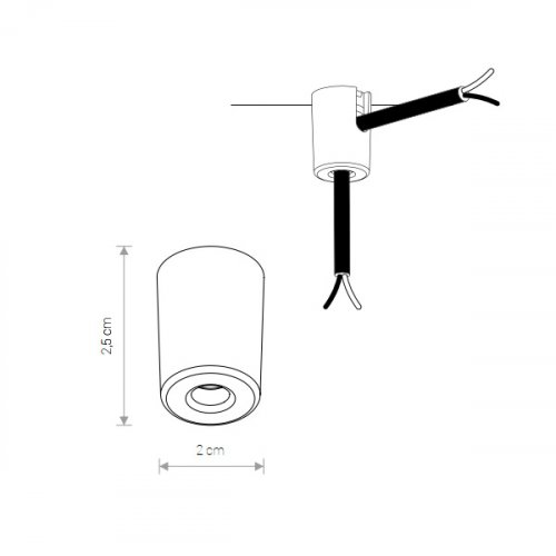 Кріплення для світильників Nowodvorski CAMELEON MOUNTING A BL 8395 alt 1