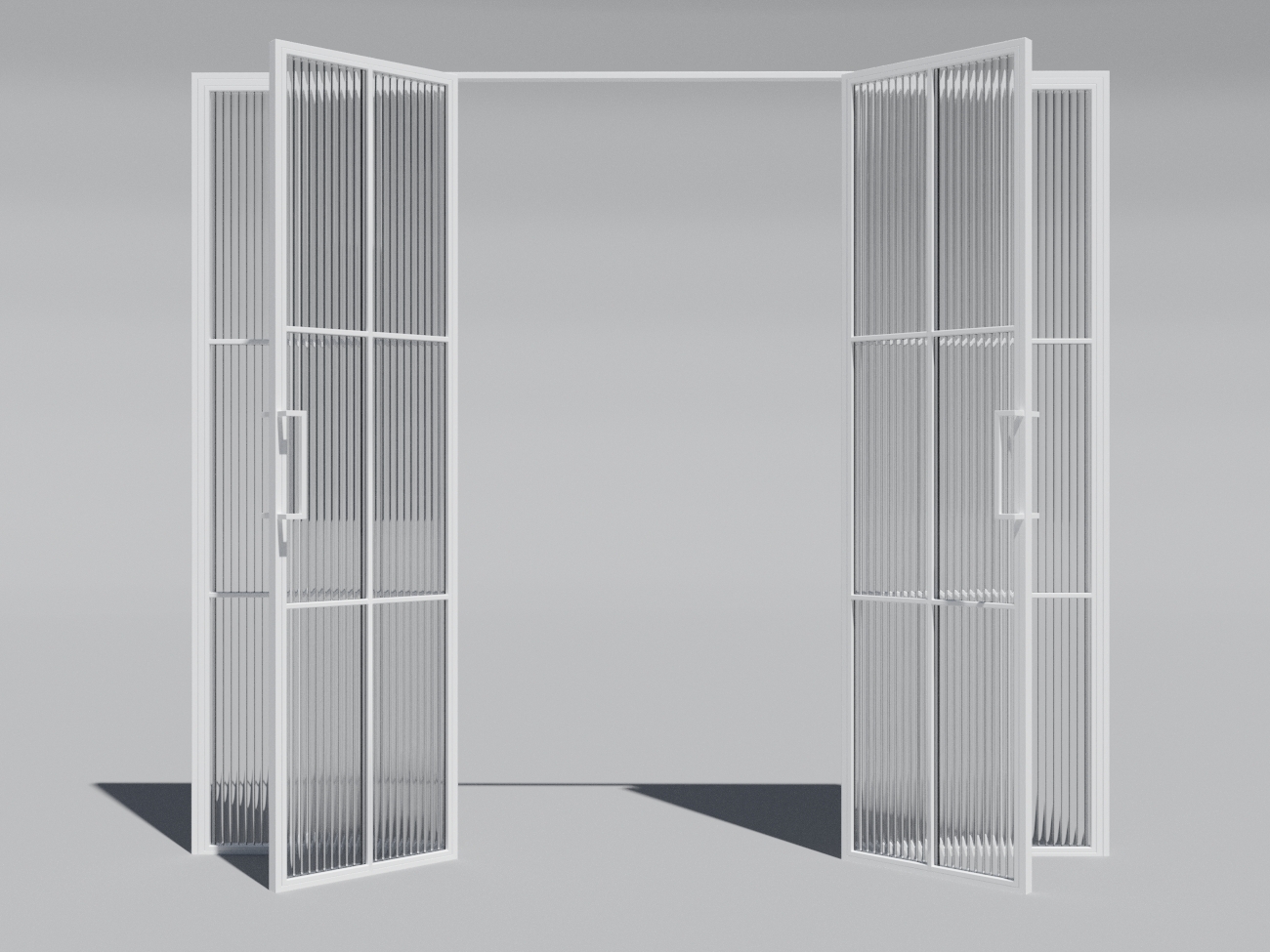 Міжкімнатна перегородка Svarg з двома дверцятами alt 1