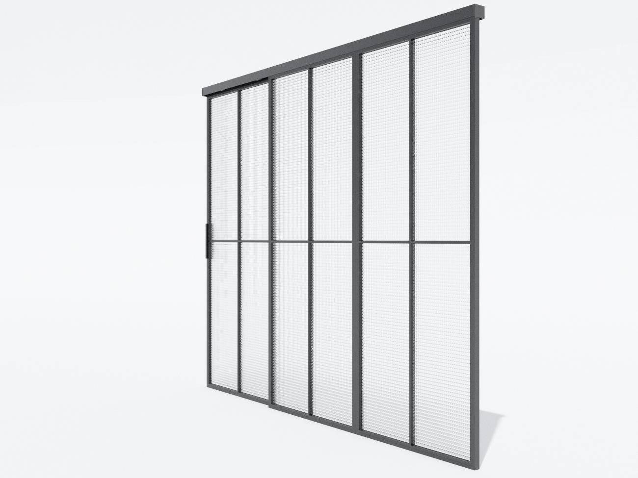 Міжкімнатна перегородка Svarg з однієї розсувними дверима