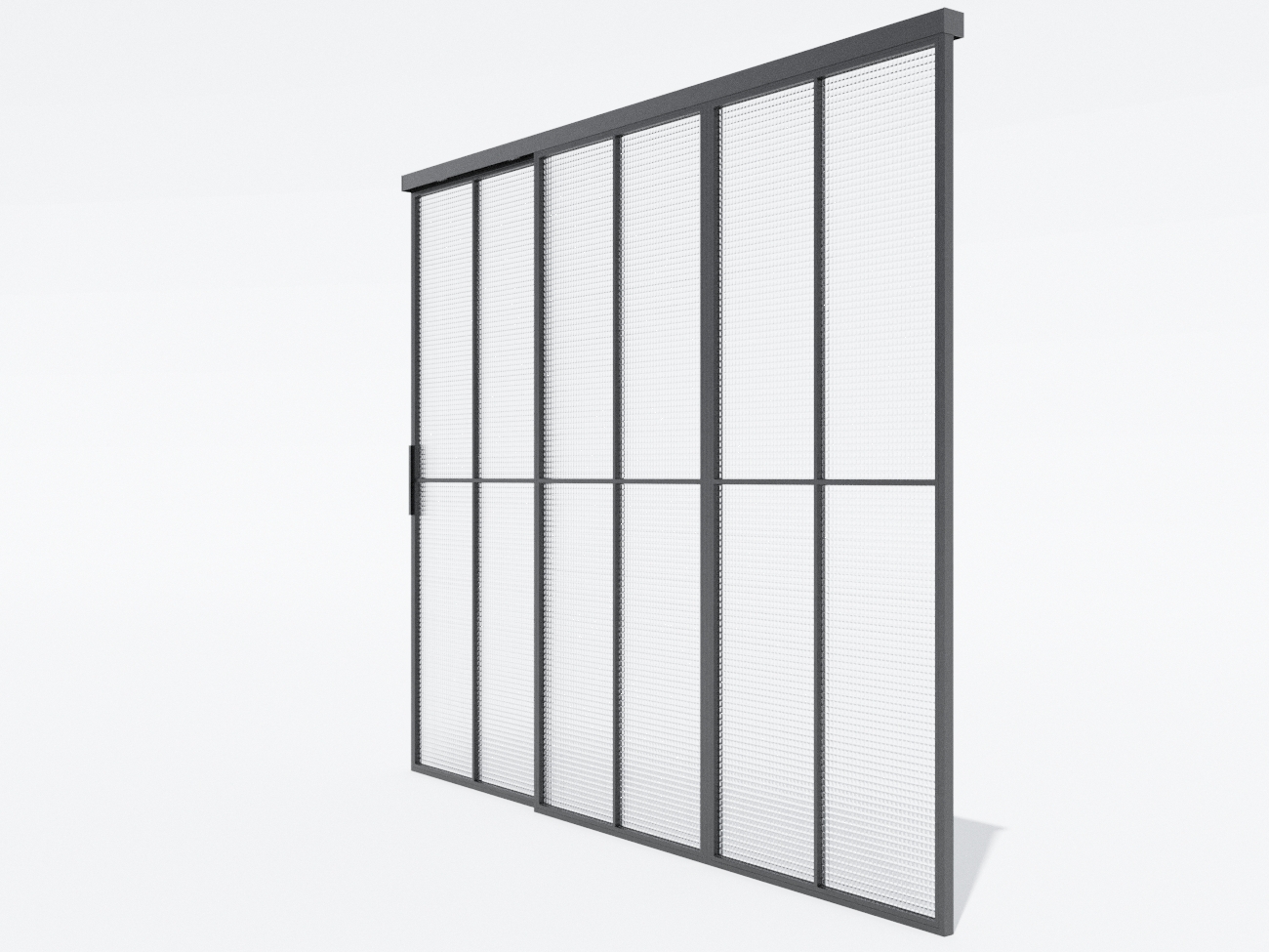 Міжкімнатна перегородка Svarg з однієї розсувними дверима alt 2