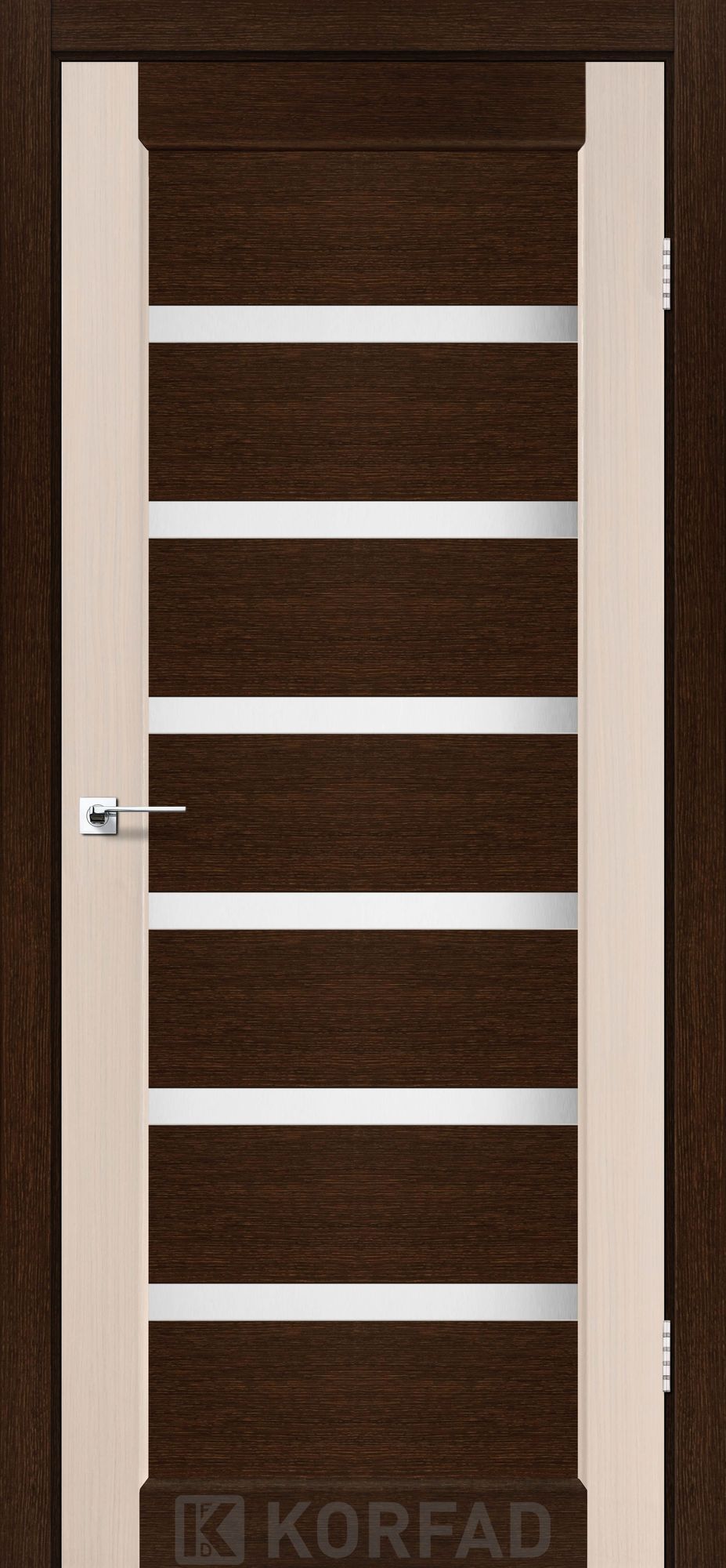 Двері міжкімнатні KORFAD, Porto Combi Colore PC-02