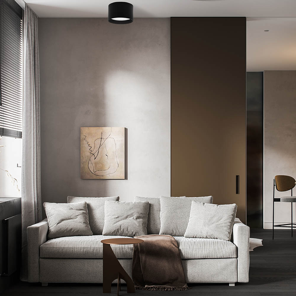 Точковий світильник Skarlat D519A-LED 5W BK 4000K alt 3