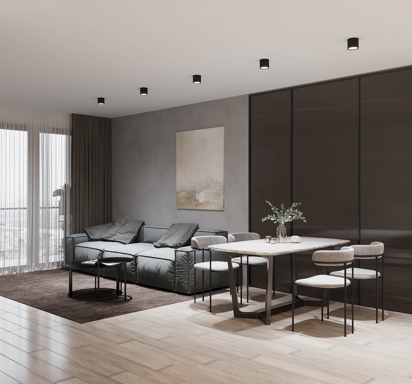 Точковий світильник Skarlat D519B-LED 7W BK 3000K alt 5