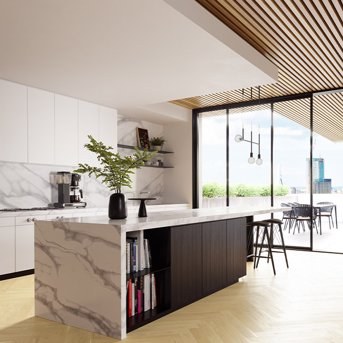 Паркетна дошка ESTA PARKET Дуб AB Dazy ялинка екстра матовий лак 14020 alt 1