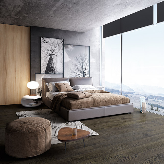 Паркетна дошка ESTA PARKET Дуб ABCD Lava Grey 1-пол. UV-масло 11169 alt 1