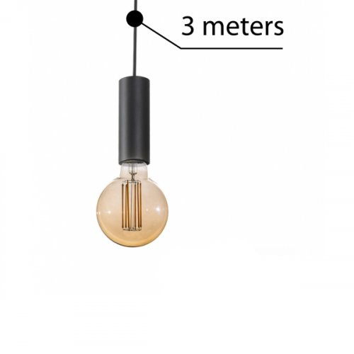 Світильник Azzardo Ziko E27 black 3 meters AZ3115