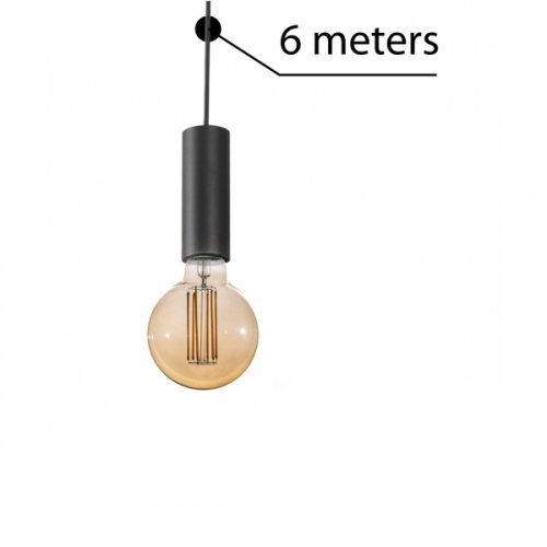 Світильник Azzardo Ziko E27 black 6 meters AZ3116