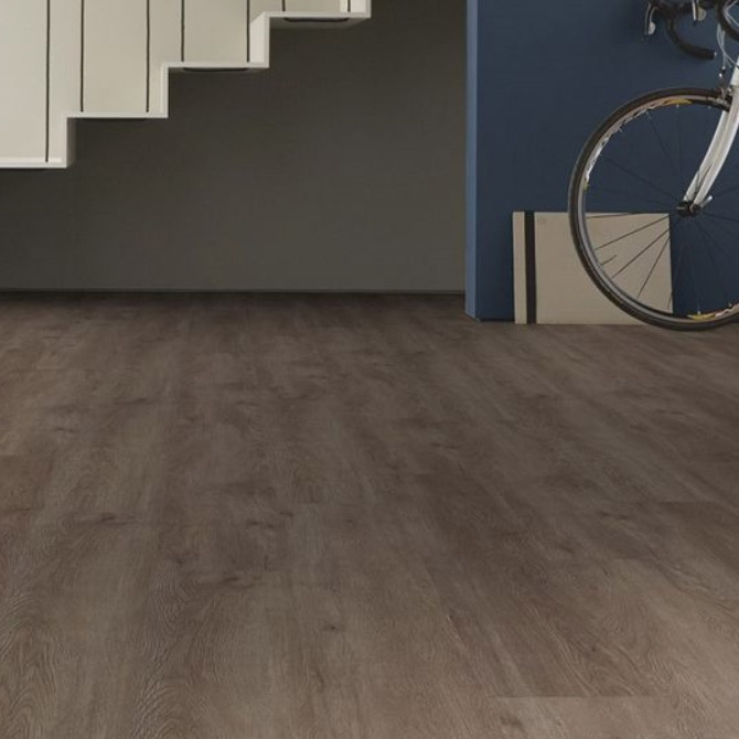 Вінілова підлога TER HURNE COMPACT Дуб Канберра Сіро-Коричневий alt 1