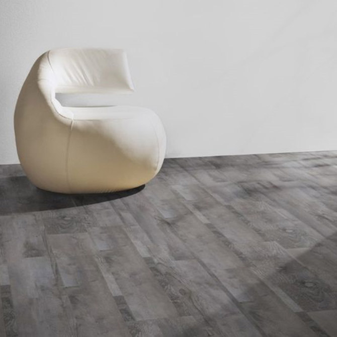 Вінілова підлога TER HURNE COMPACT Дуб Кіото Антрацит