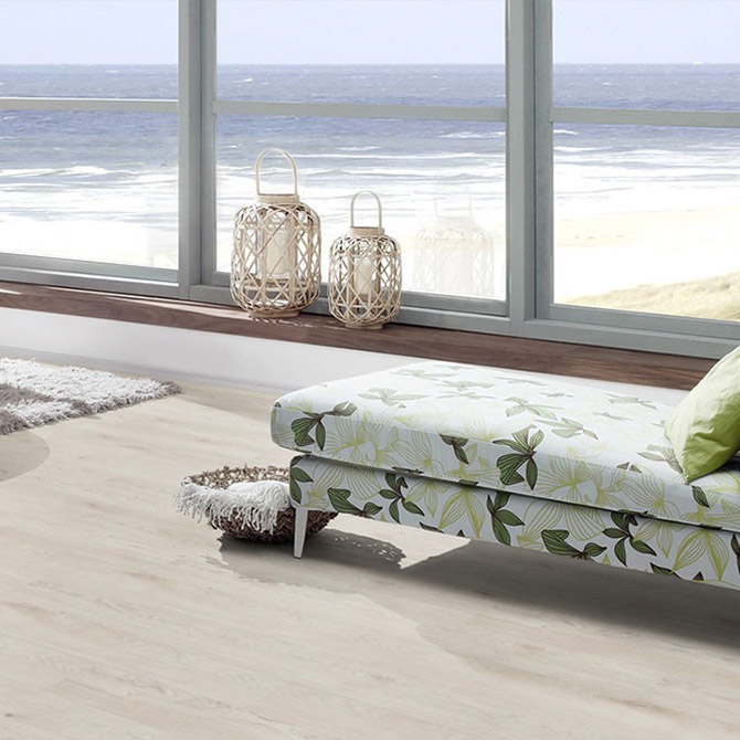 Вінілова підлога TER HURNE RIGID CORC Дуб скотився білий alt 1