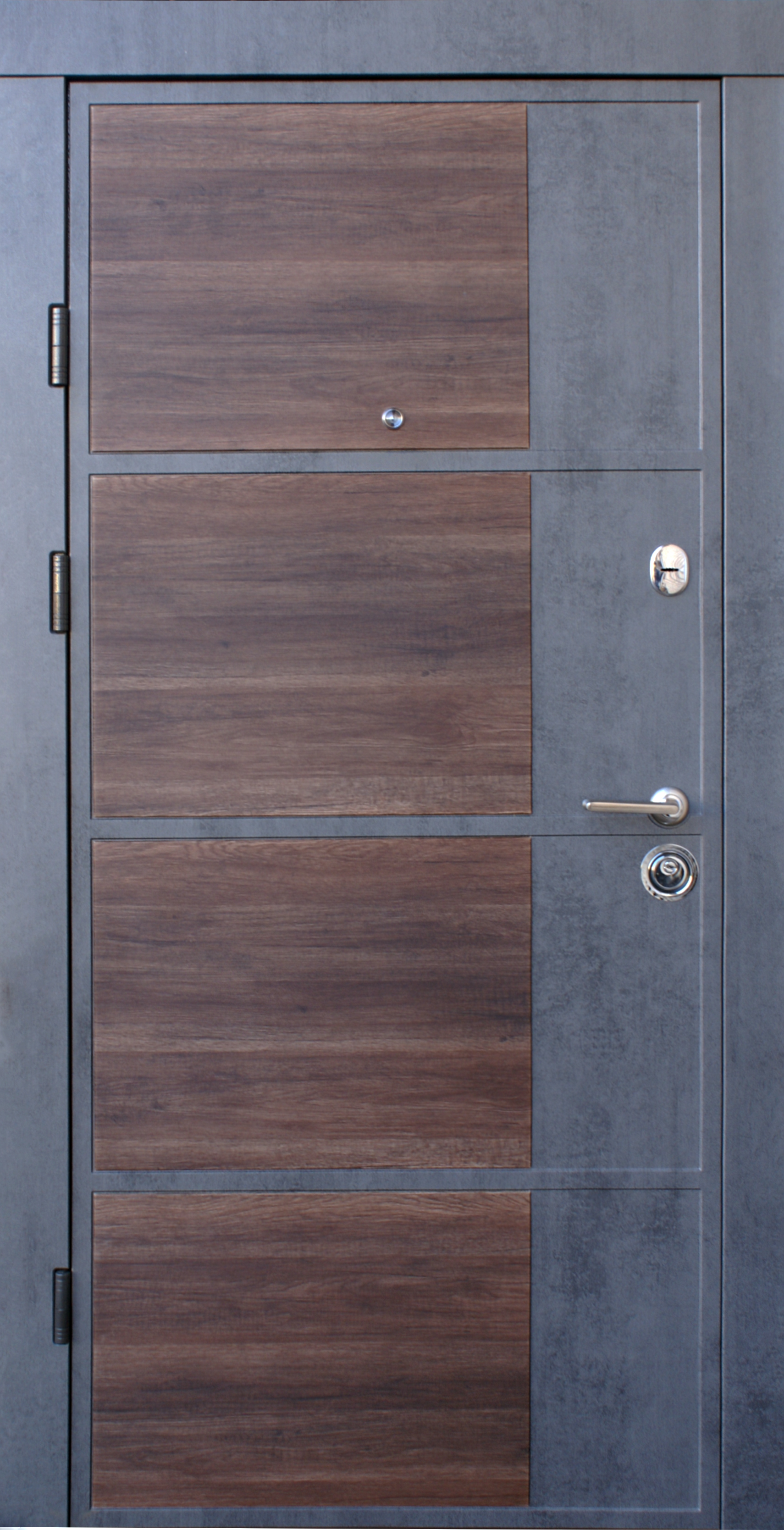 Вхідні двері Qdoors Преміум Бостон-М Бетон Темний Бетон Світлий