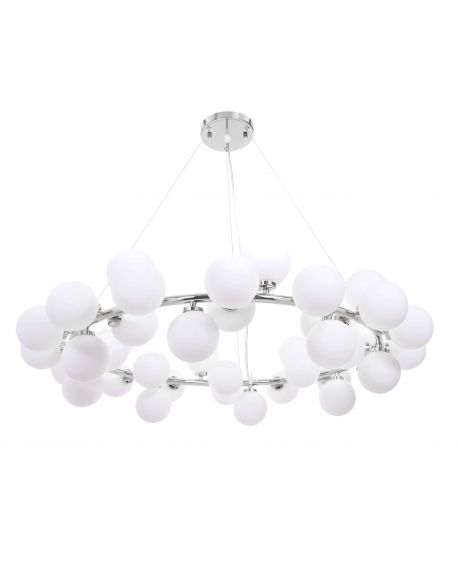 Люстра підвісна Lumina Deco MARSIADA W40 LDP 6033-40 (CHR)