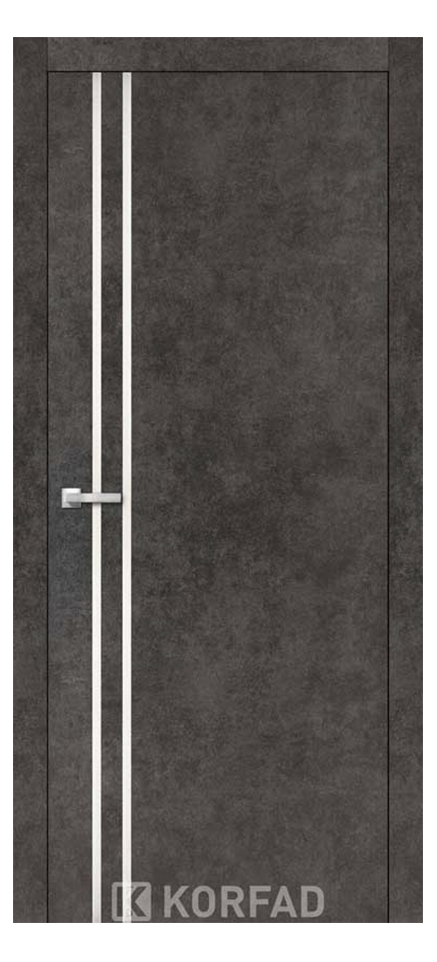 Двері міжкімнатні KORFAD, Aluminium Plato ALP-01