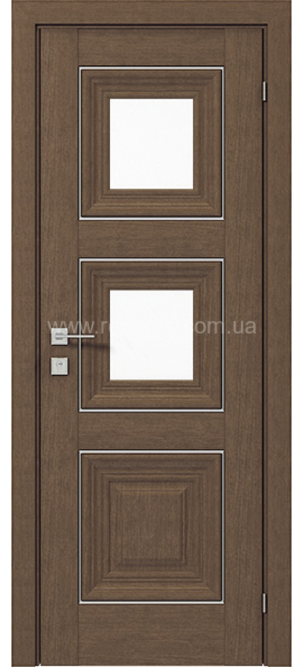 Міжкімнатні двері Rodos Versal Irida полустекло2