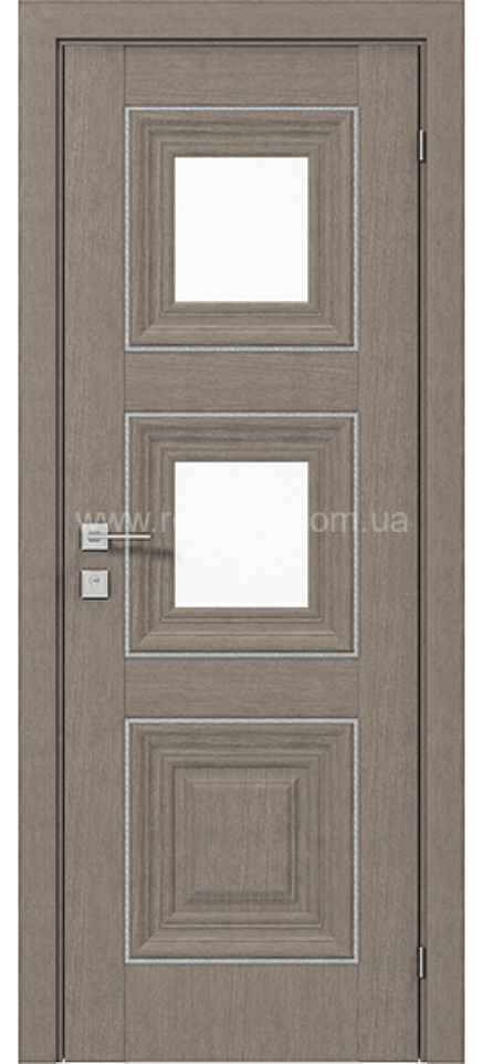 Міжкімнатні двері Rodos Versal Irida полустекло2