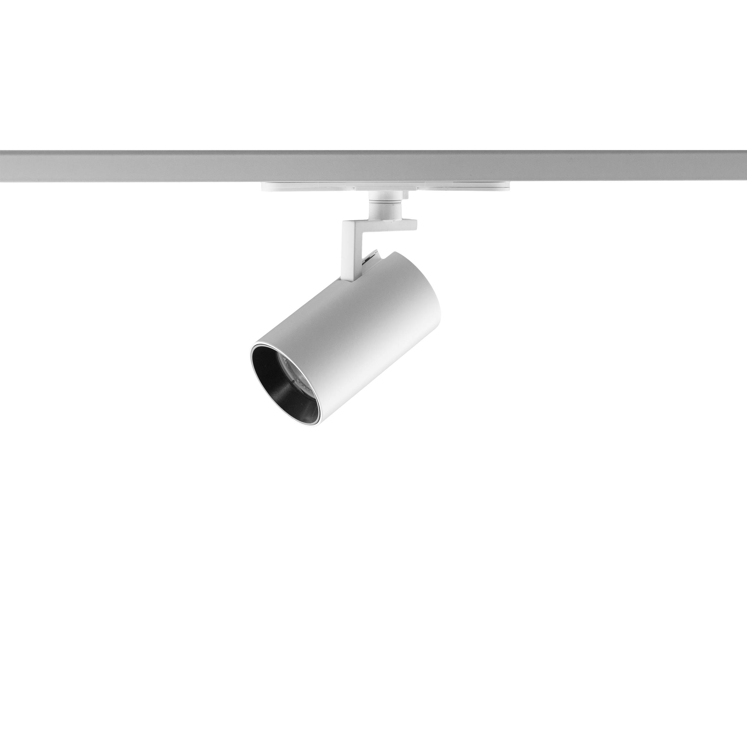 Трековий світильник Skarlat H6204A-COB 7W WH + BK4000K