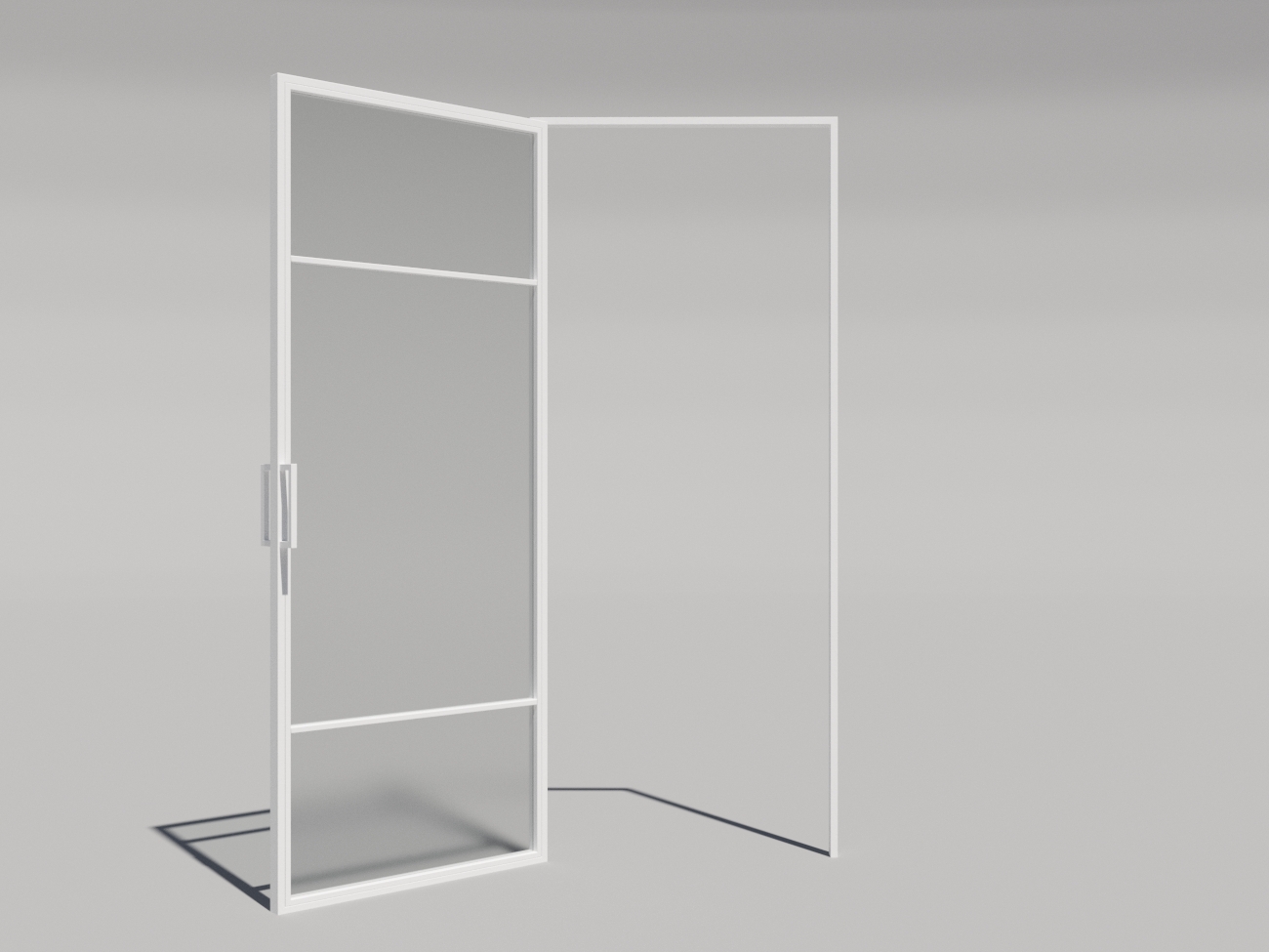 Міжкімнатні лофт-двері Svarg орні в рамі alt 1