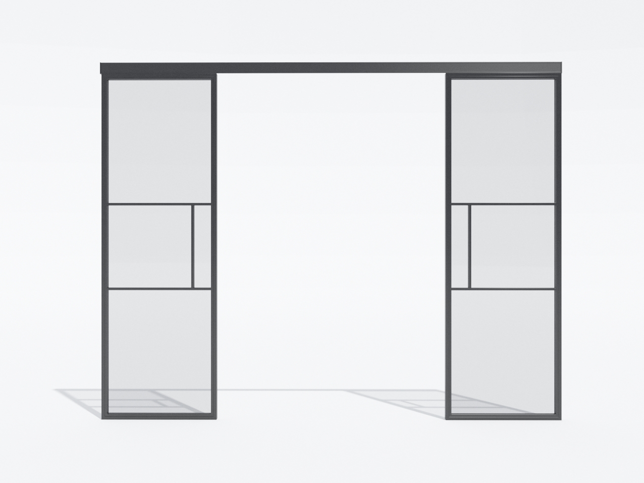 Міжкімнатні лофт-двері Svarg розсувні подвійна