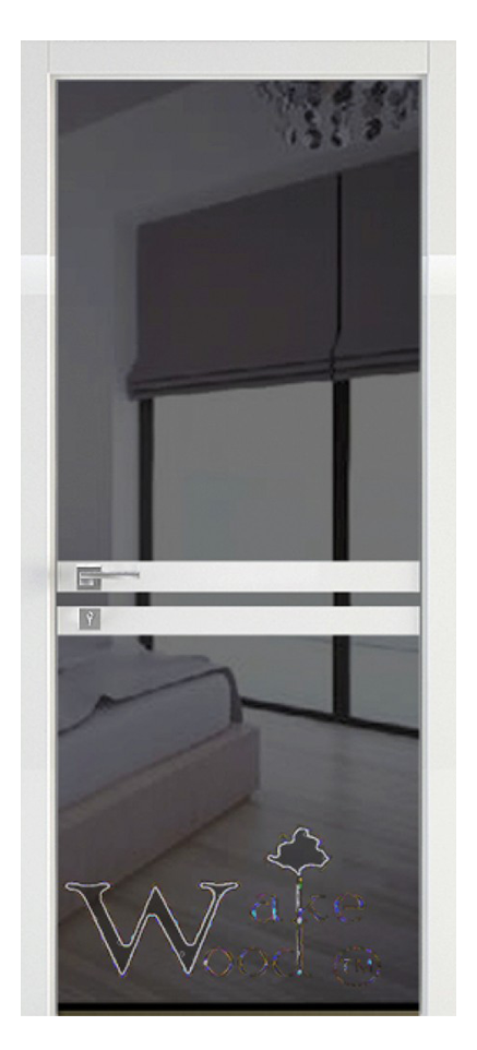 Міжкімнатні двері Wake Wood Solo VIP 01 (скло або дзеркало)