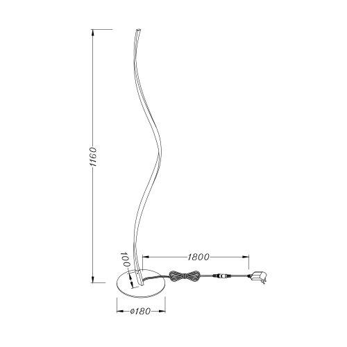 Торшер TRIO RUBIN R42021105 alt 3