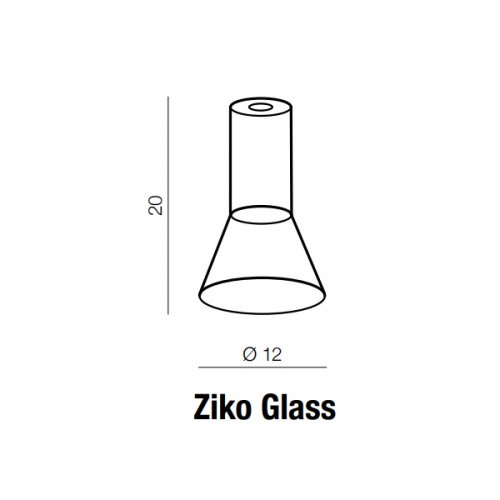 Плафон для світильників Azzardo Ziko Glass AZ3414 blue alt 3