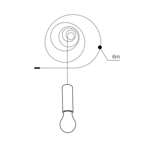 Світильник Azzardo Ziko E27 antique 6 meters AZ3456 alt 2